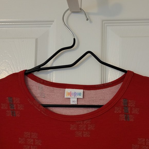 LuLaroe Red Julia Dress Size XS - Picture 3 of 4